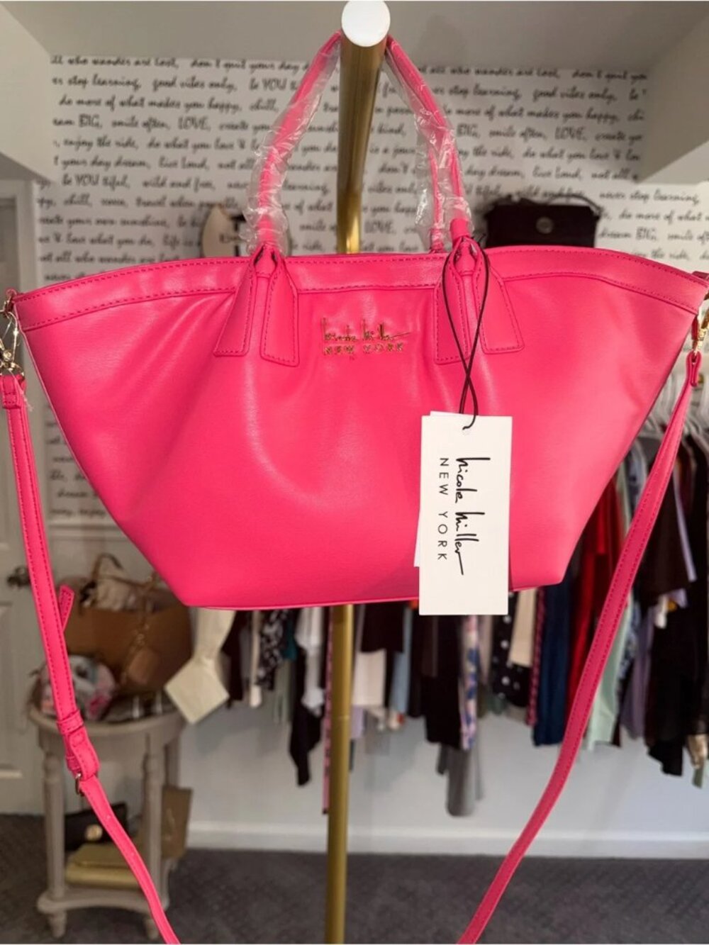 Nicole Miller New York Tote - Pink